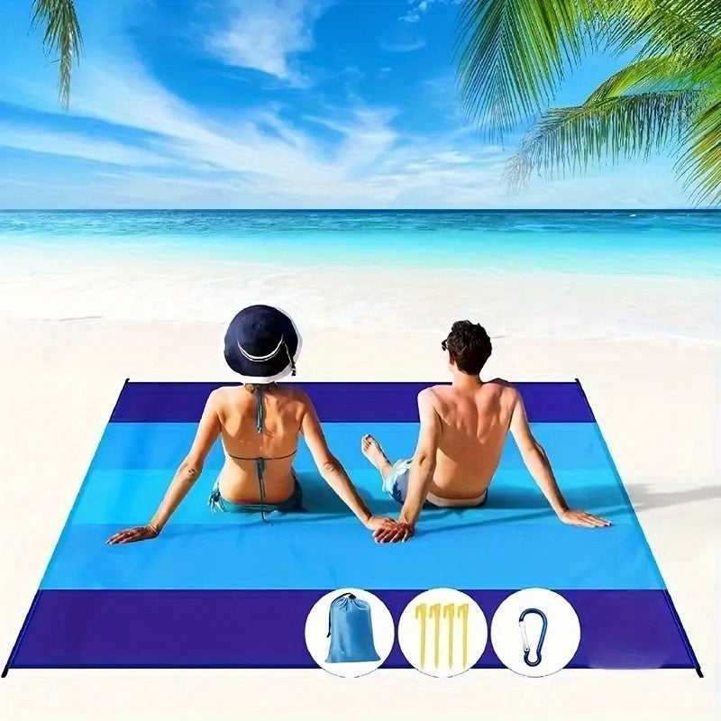 Grande Serviette de Plage Imperméable - Légère et Idéale pour une Utilisation en Extérieur