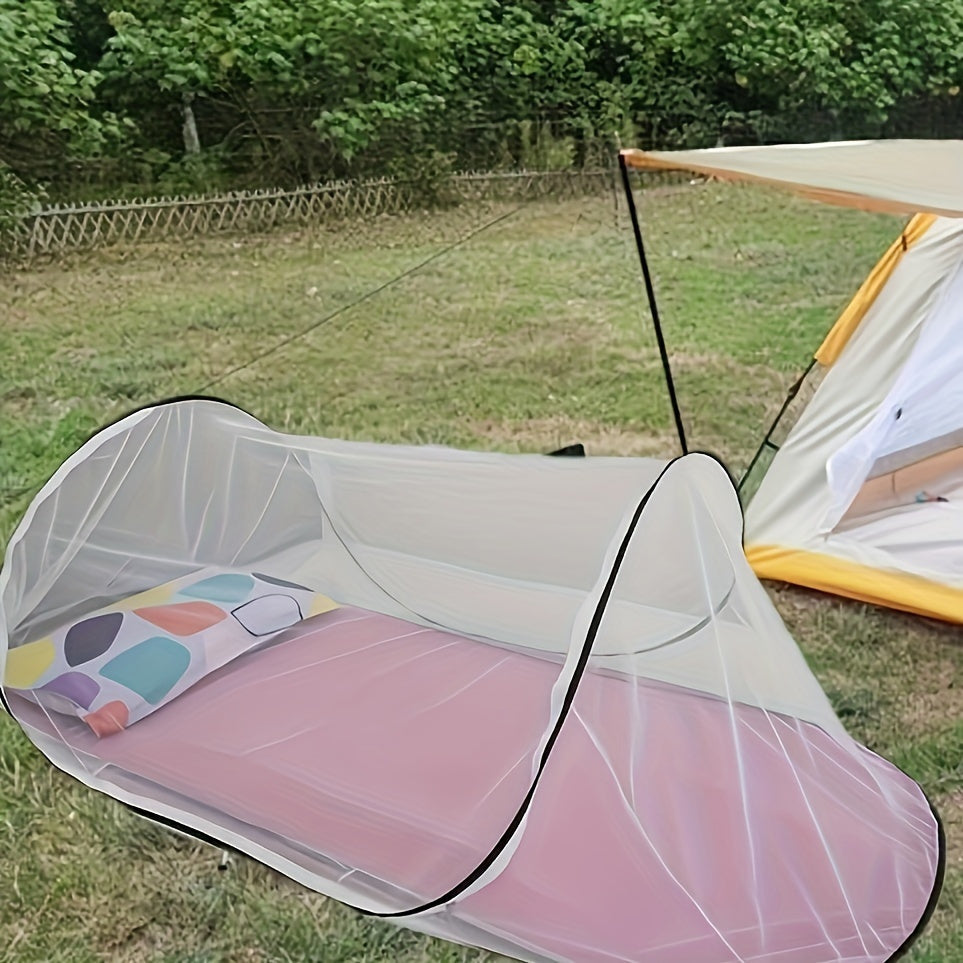 Moustiquaire InsectoGuard Solo | Ultra léger & Pliable | Avec fermeture éclair | 200×80×56 cm | Pour 1 personne