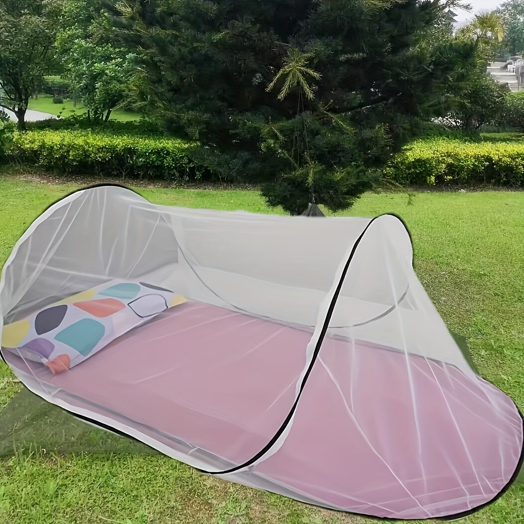 Moustiquaire InsectoGuard Solo | Ultra léger & Pliable | Avec fermeture éclair | 200×80×56 cm | Pour 1 personne