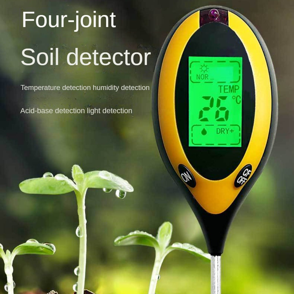 SOILMASTER – Mesureur d'humidité du sol professionnel 4-en-1