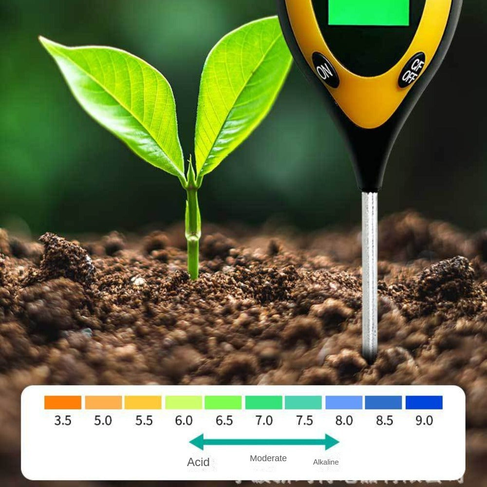 SOILMASTER – Mesureur d'humidité du sol professionnel 4-en-1