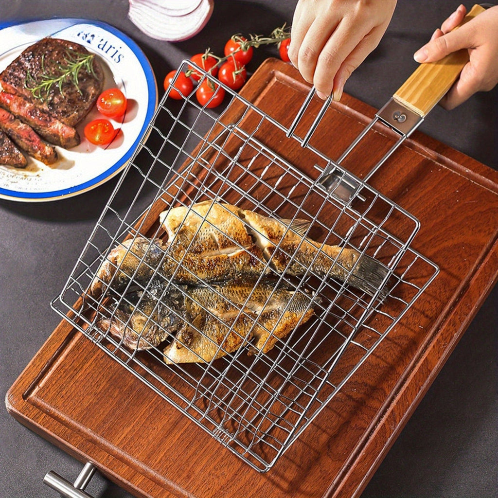 FLIPBASKET – Panier de Gril en Fonte pour un Retour Securisé et une Cuisson Équitable