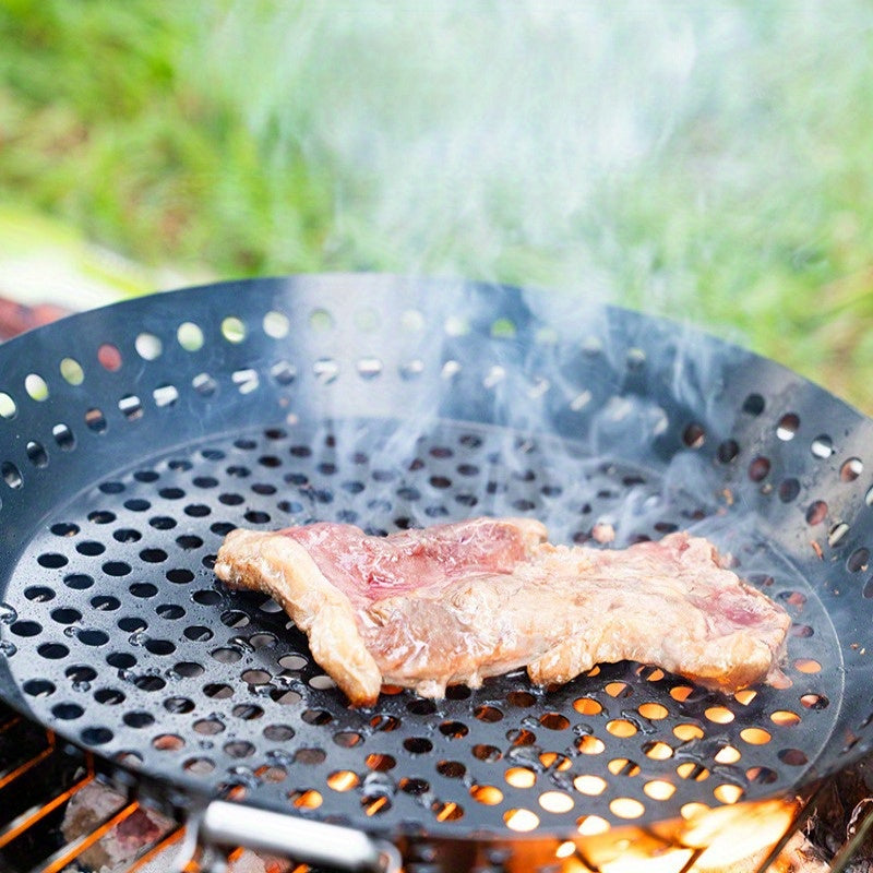 GRILLROUND – Poêle de BBQ extérieure à chaleur uniforme
