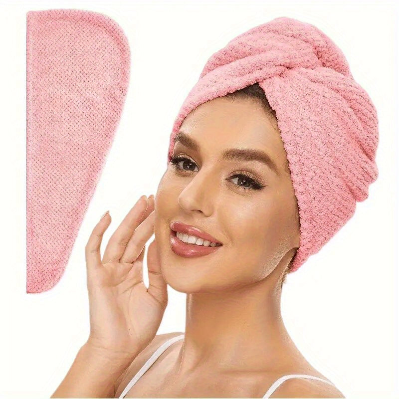 SILKDRY - Serviette Douce pour Cheveux 300Gsm à Séchage Rapide Accessoire de Salle de Bain