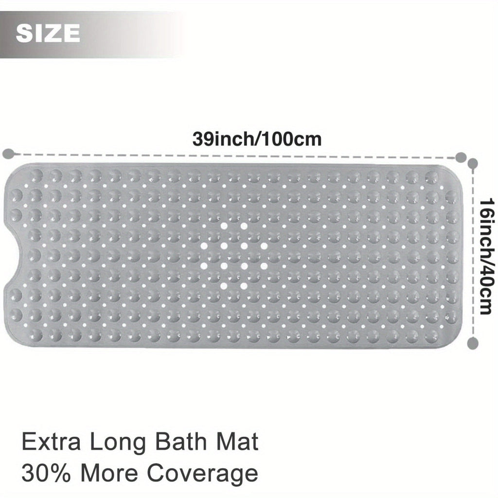 Tapis de Bain Antidérapant Extra Long - Pour une Expérience de Bain Sécurisée