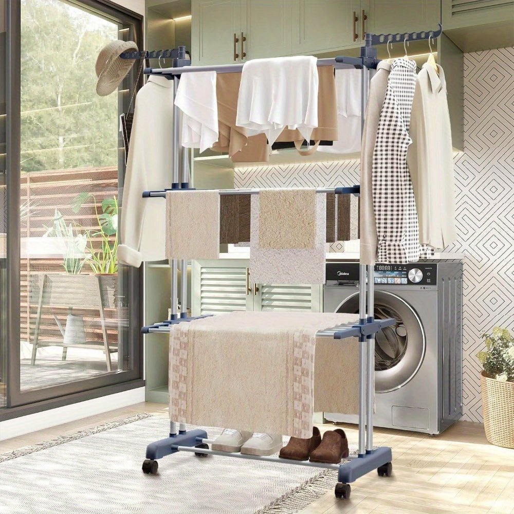Sèche-linge Vertical 3 Niveaux – Pratique et Compact