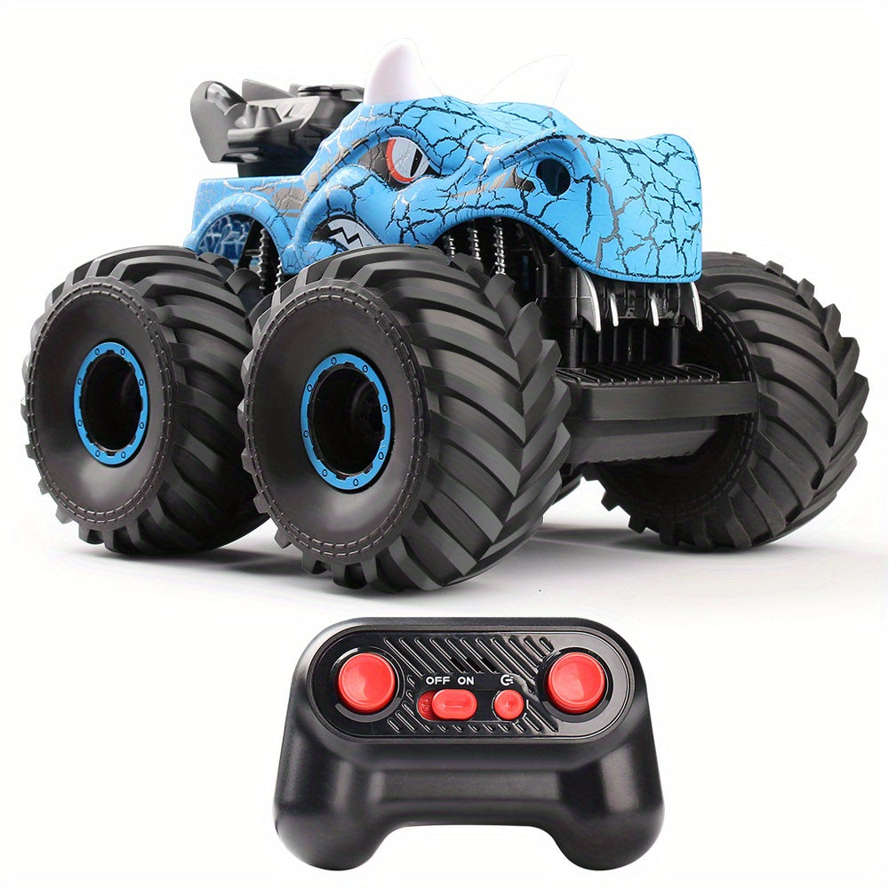 DinoBlaze Stuntauto - Monstre RC spectaculaire avec fumée et lumière
