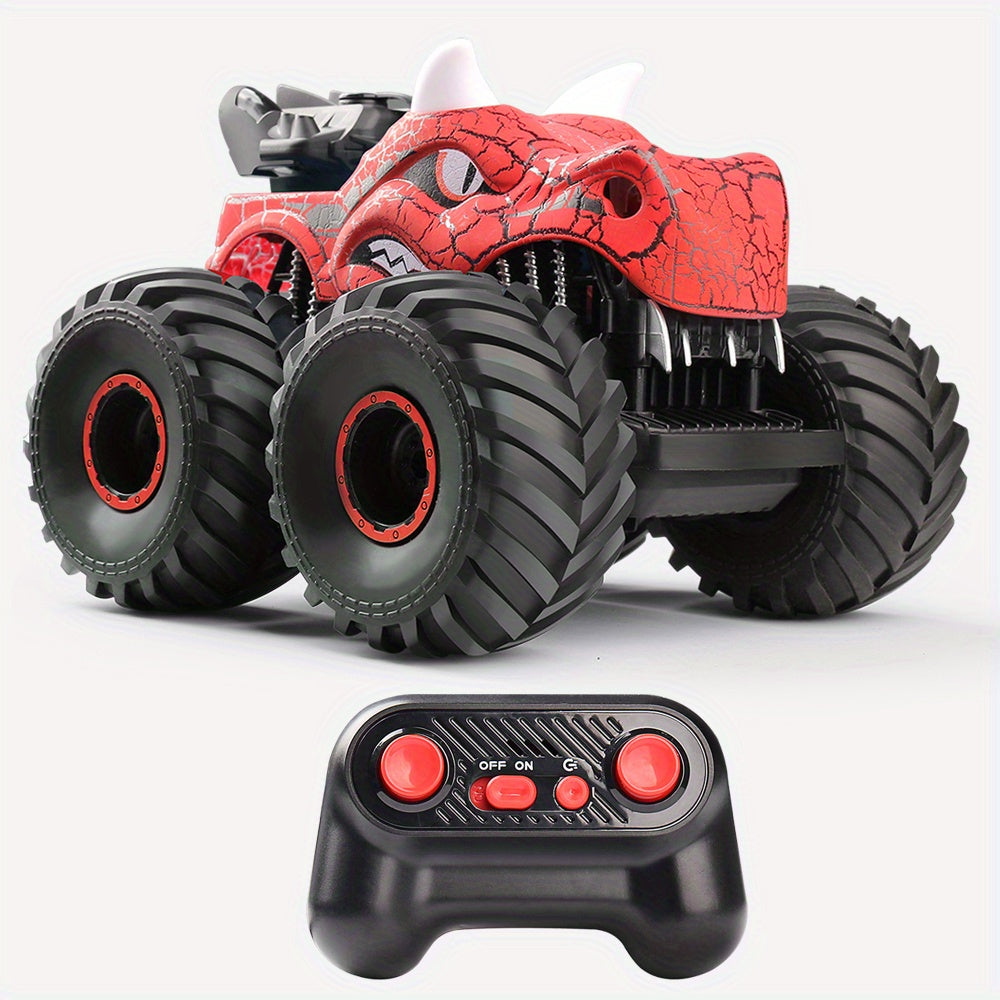 DinoBlaze Stuntauto - Monstre RC spectaculaire avec fumée et lumière