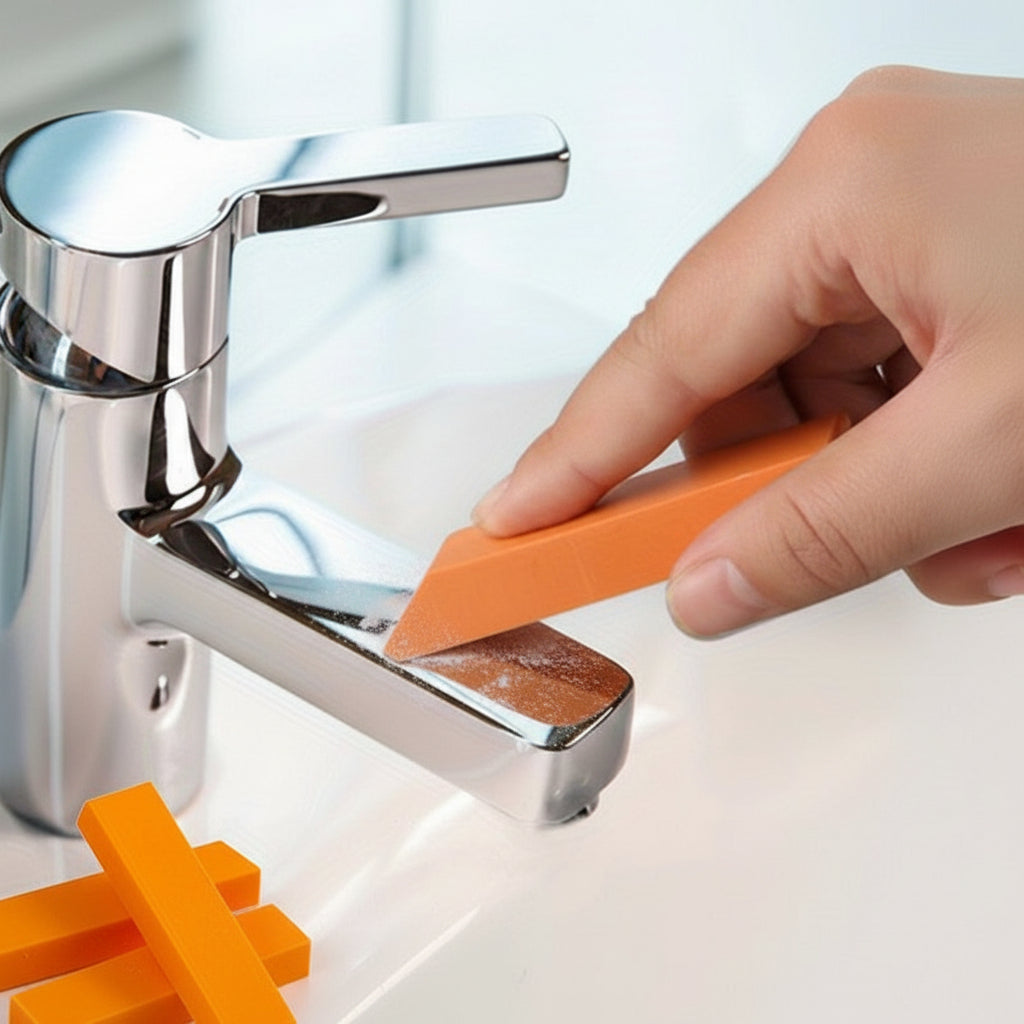 GLIMMERPRO - Bloc de Nettoyage en Caoutchouc pour Élimination du Calcaire et de la Rouille sur Multi-Surfaces