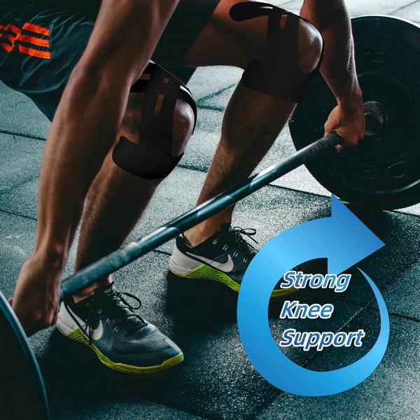 FlexiKnee – Bandes de Kinesio pré-découpées pour des mouvements sans douleur
