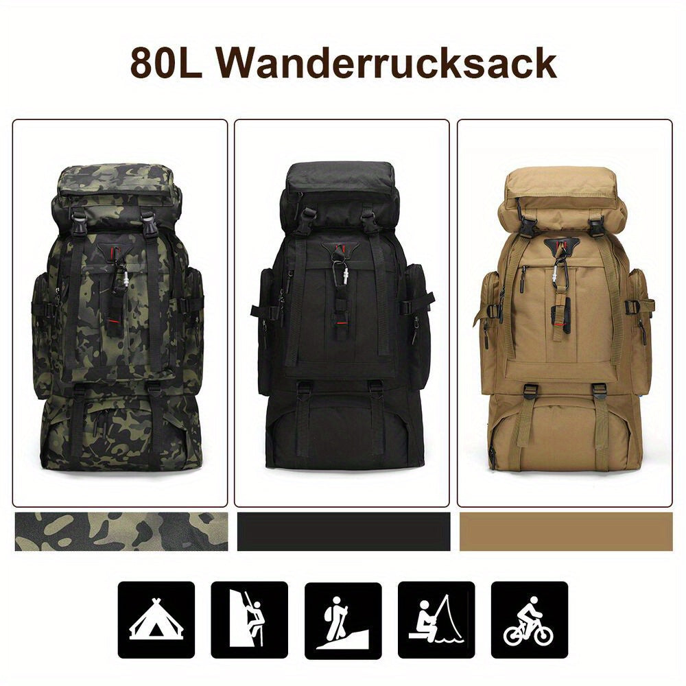 Explorer 80L Sac à Dos de Randonnée – Robuste et Polyvalent