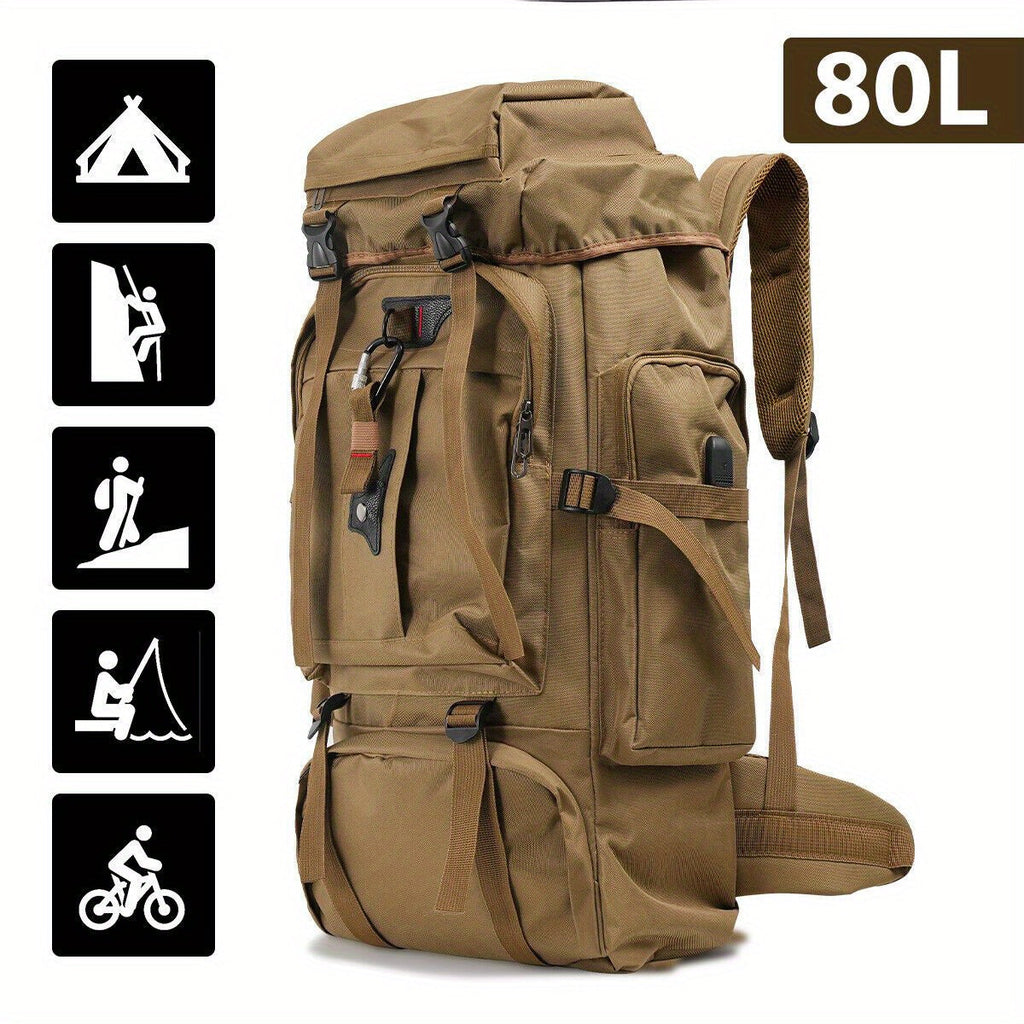 Explorer 80L Sac à Dos de Randonnée – Robuste et Polyvalent