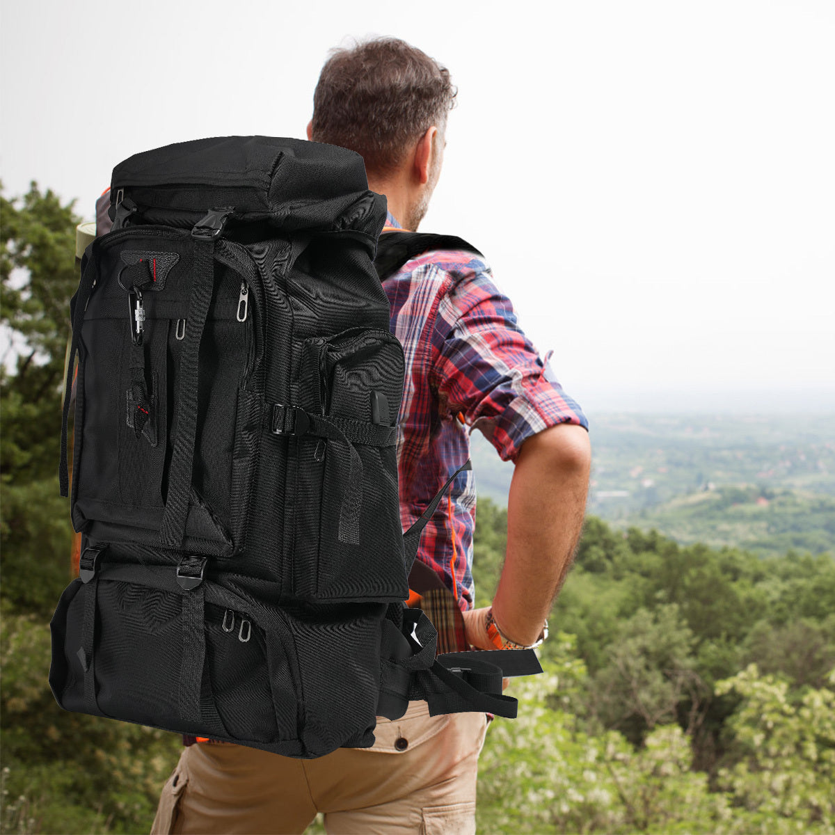 Explorer 80L Sac à Dos de Randonnée – Robuste et Polyvalent