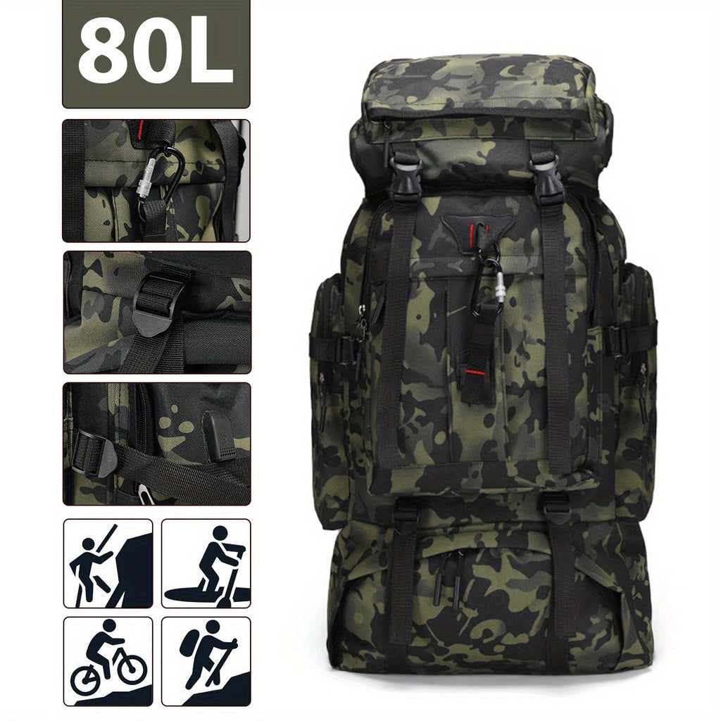 Explorer 80L Sac à Dos de Randonnée – Robuste et Polyvalent