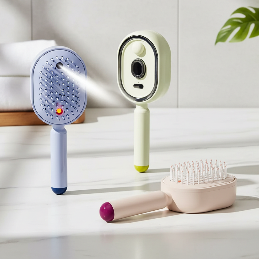 VIBRANOVA – Peigne de Massage Électrique pour une Détente Douce du Cuir Chevelu