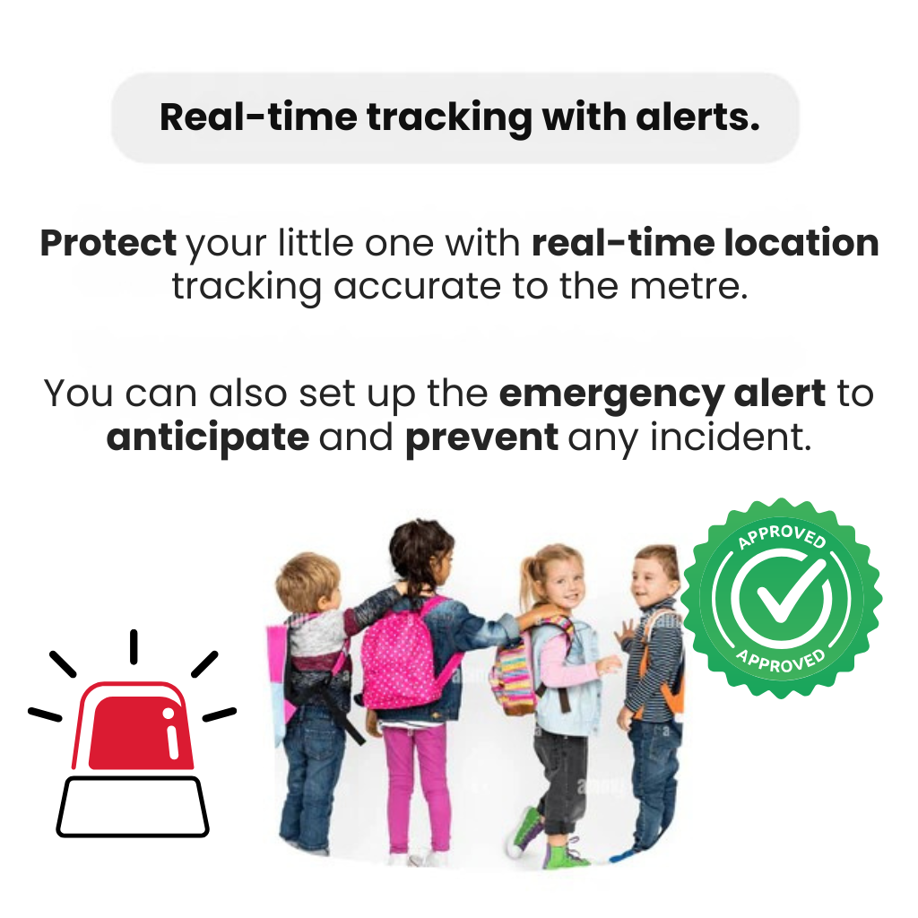 Skanto | Tracker GPS pour Enfants | Suivi en Temps Réel, Étanche & Longue Durée de Vie de la Batterie pour Rareté