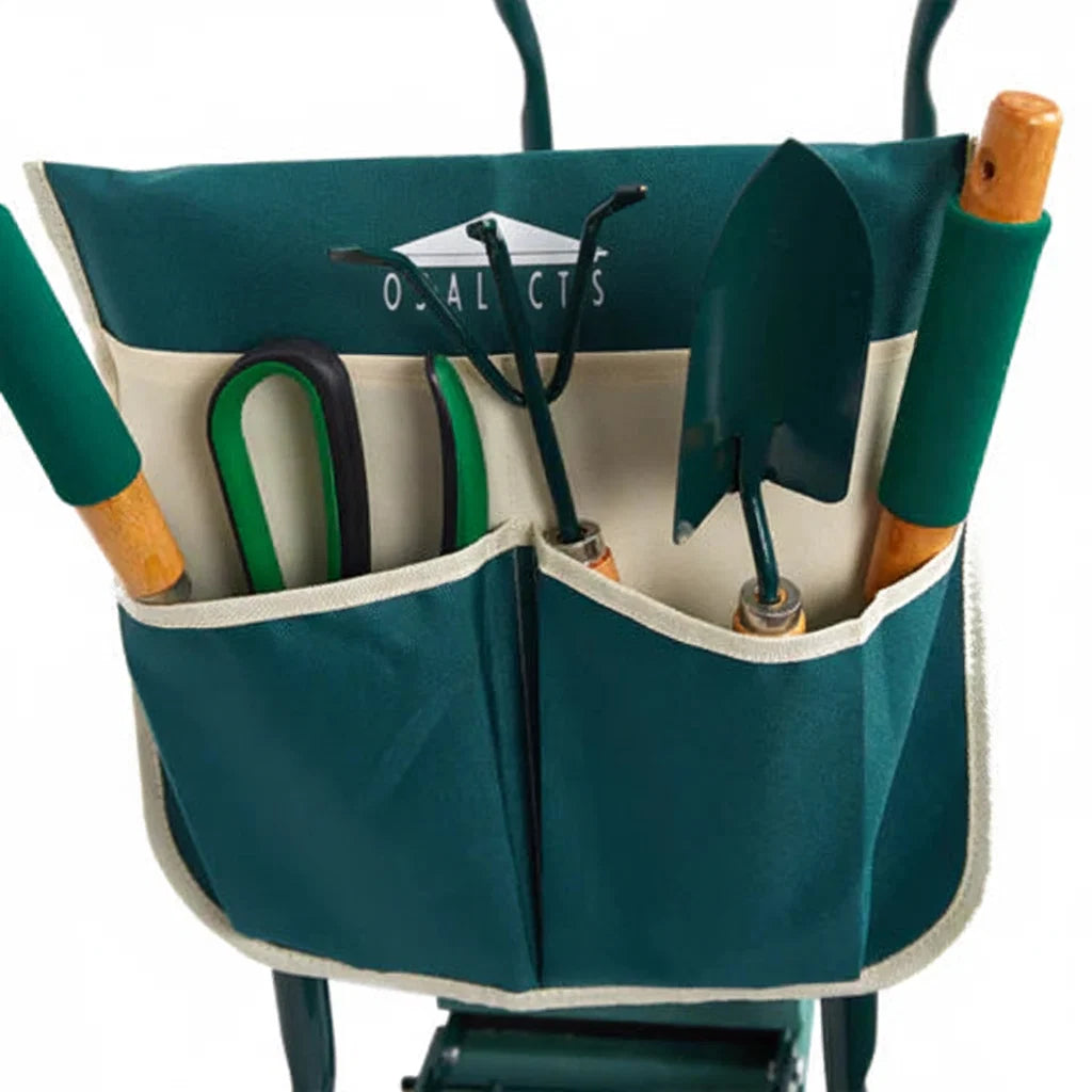KNEEKEEPER - Siège de jardin et coussin de genoux avec sac de rangement