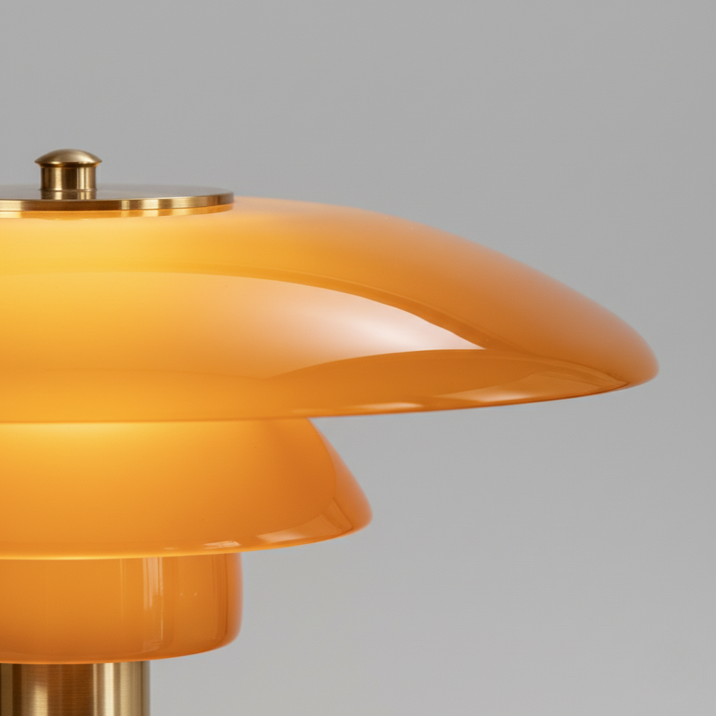 Lampe de Table en Verre de Style Scandinave - Éclairage Minimaliste LED de Chevet et de Bureau