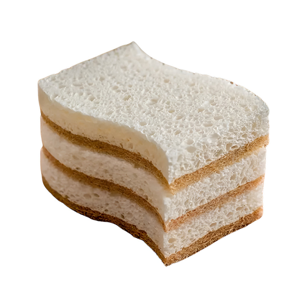 Éponge à Vaisselle Naturelle en Fibre de Coco