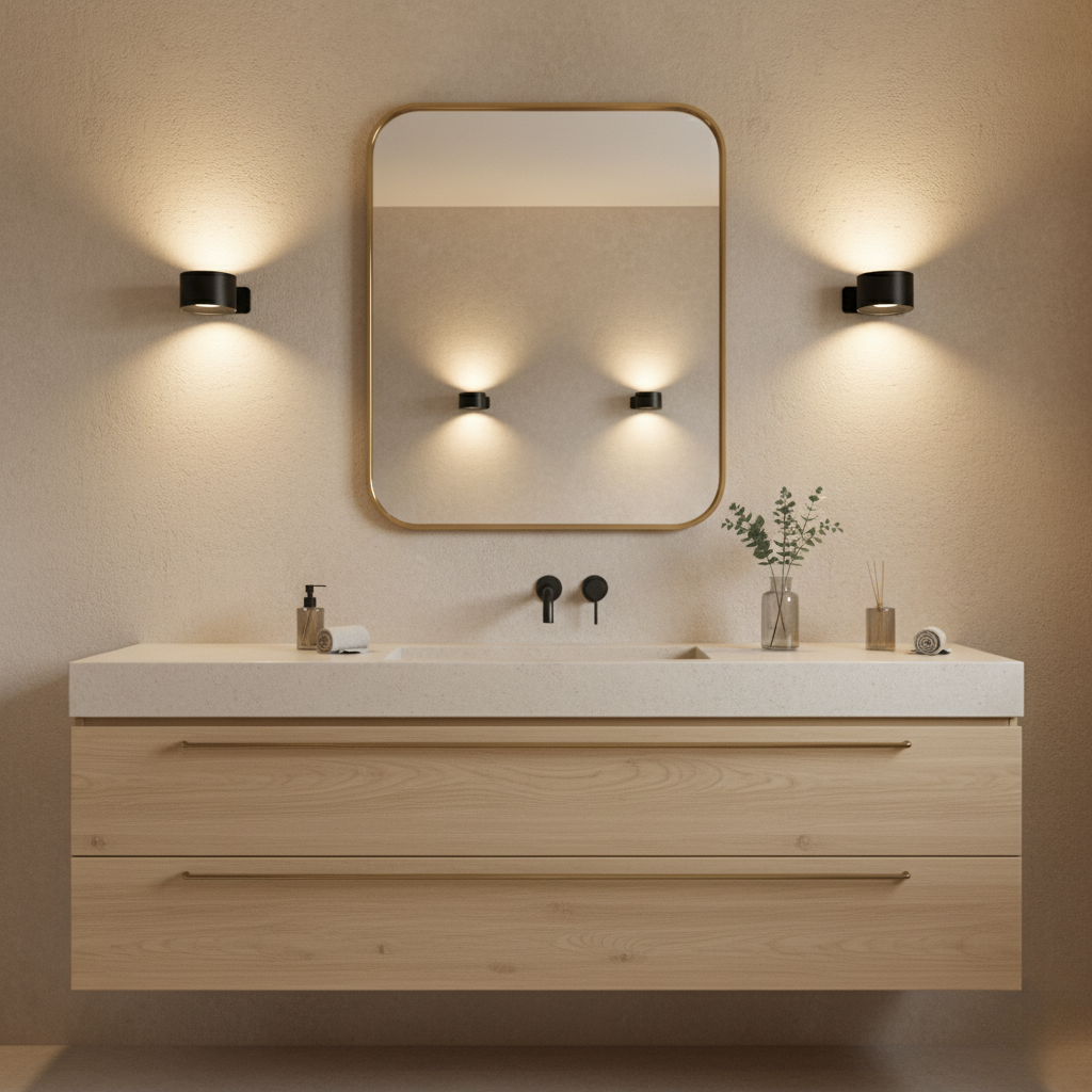 Pivot Easy-Stick – Applique murale LED sans fil à double direction 360°, alimentée par batterie, rechargeable par USB
