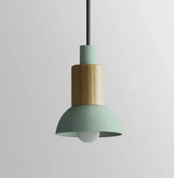 Lampe suspendue colorée au style nordique – design macaron avec lumière douce