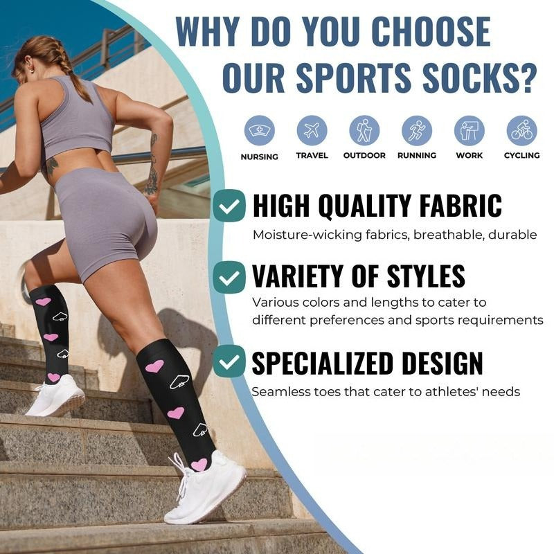 Chaussettes de Compression Vibrantes