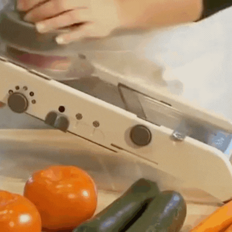 KITCHENWISE - Trancheuse Mandoline en Acier Inoxydable 18-en-1