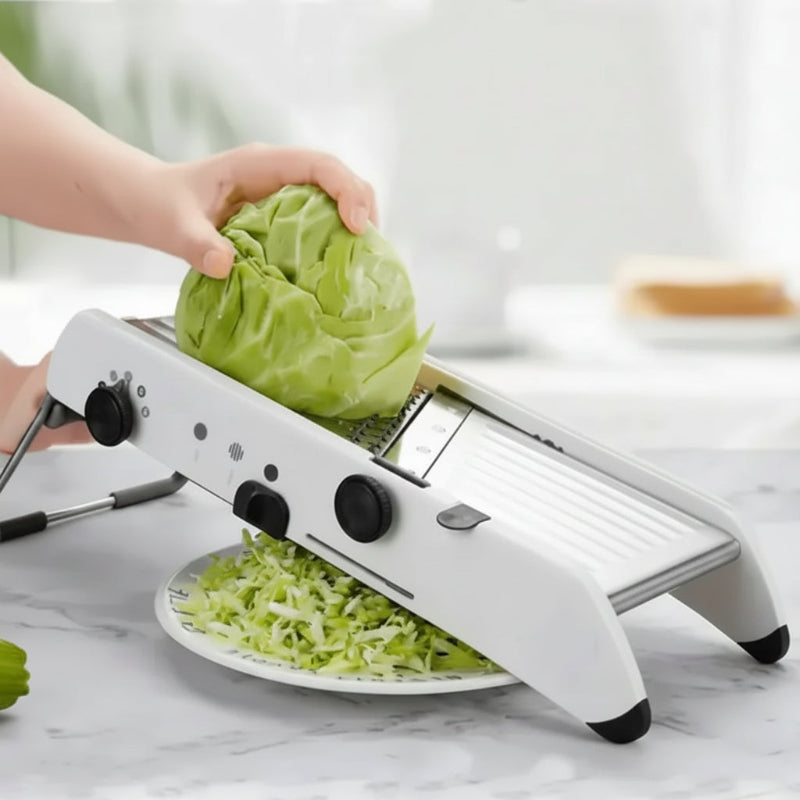 KITCHENWISE - Trancheuse Mandoline en Acier Inoxydable 18-en-1