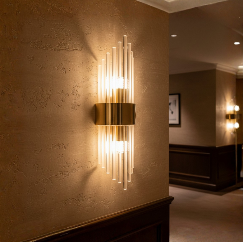 Applique Murale en Cristal Élégante - Lampes Murales LED Ajustables pour Espaces Modernes