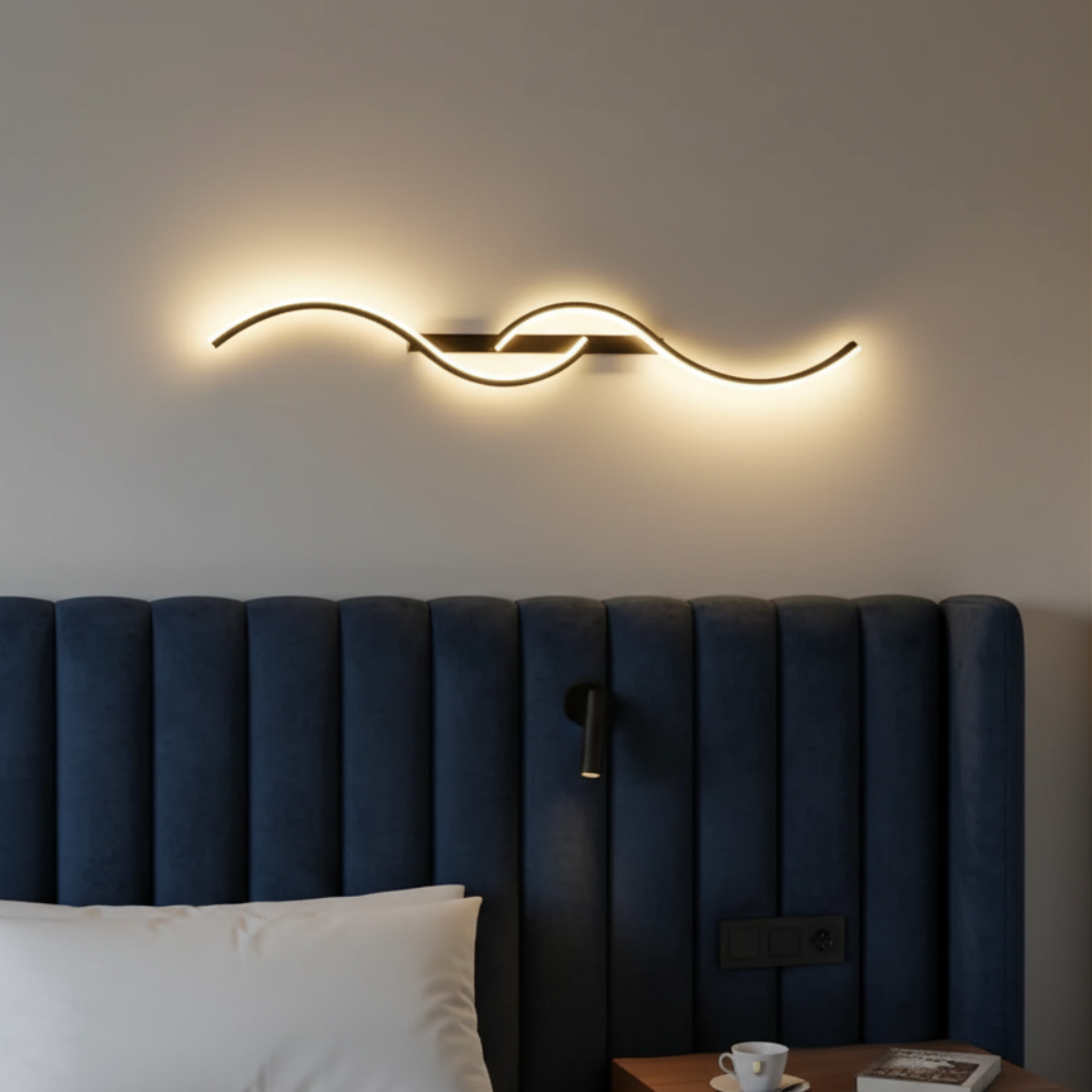 Applique Murale LED Élégante - Appliques Murales Modernes en Aluminium pour Intérieurs Stylés