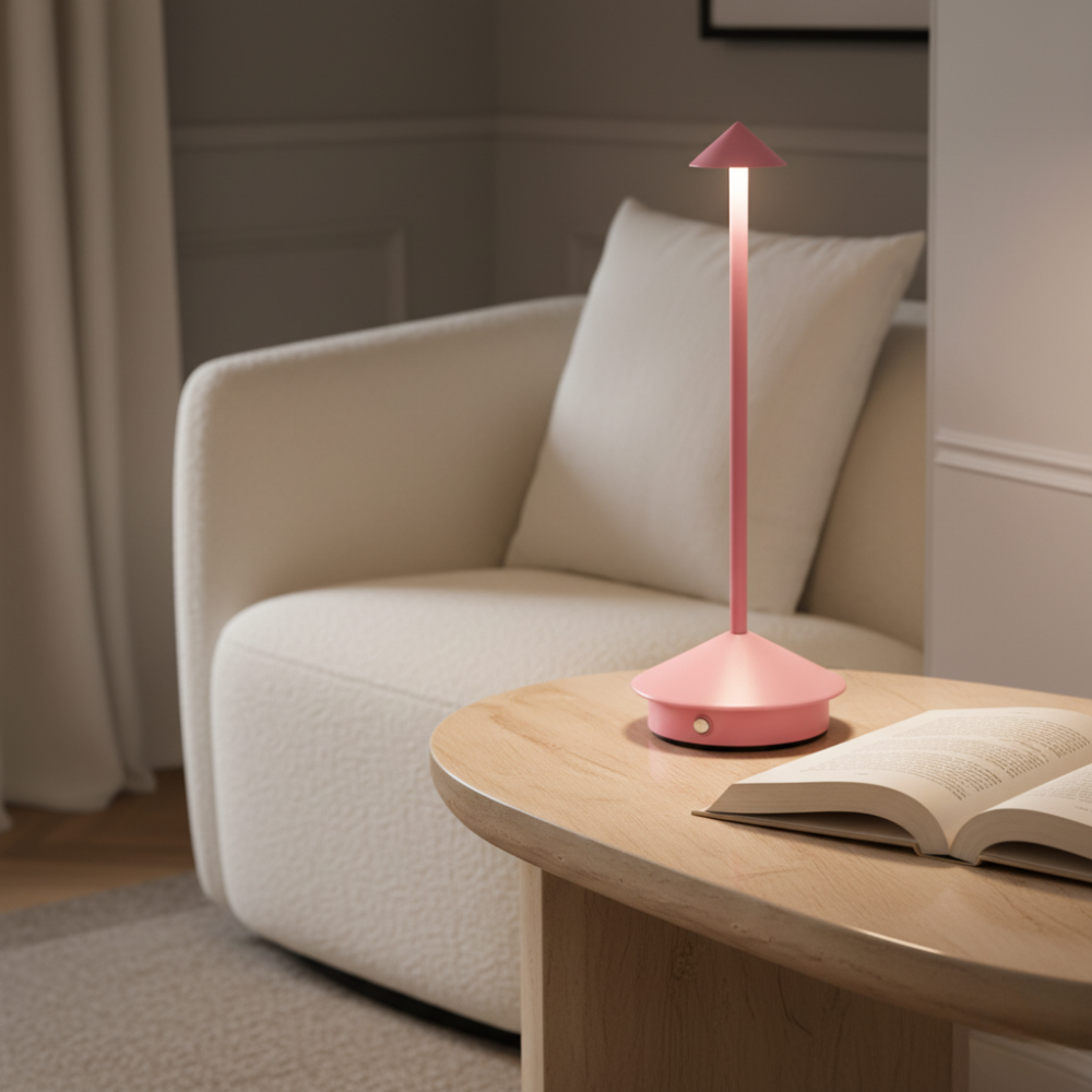 Lampe de Table Sans Fil Minimaliste Moderne avec Dimming Tactile