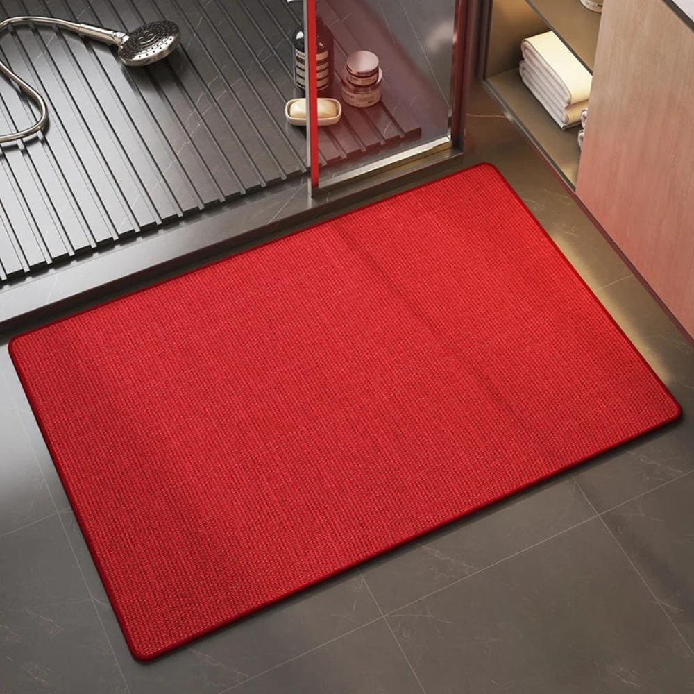 Tapis de Salle de Bain Premium Antidérapant | Tapis de Bain Lavable et Absorbant pour Sols de Salle de Bain