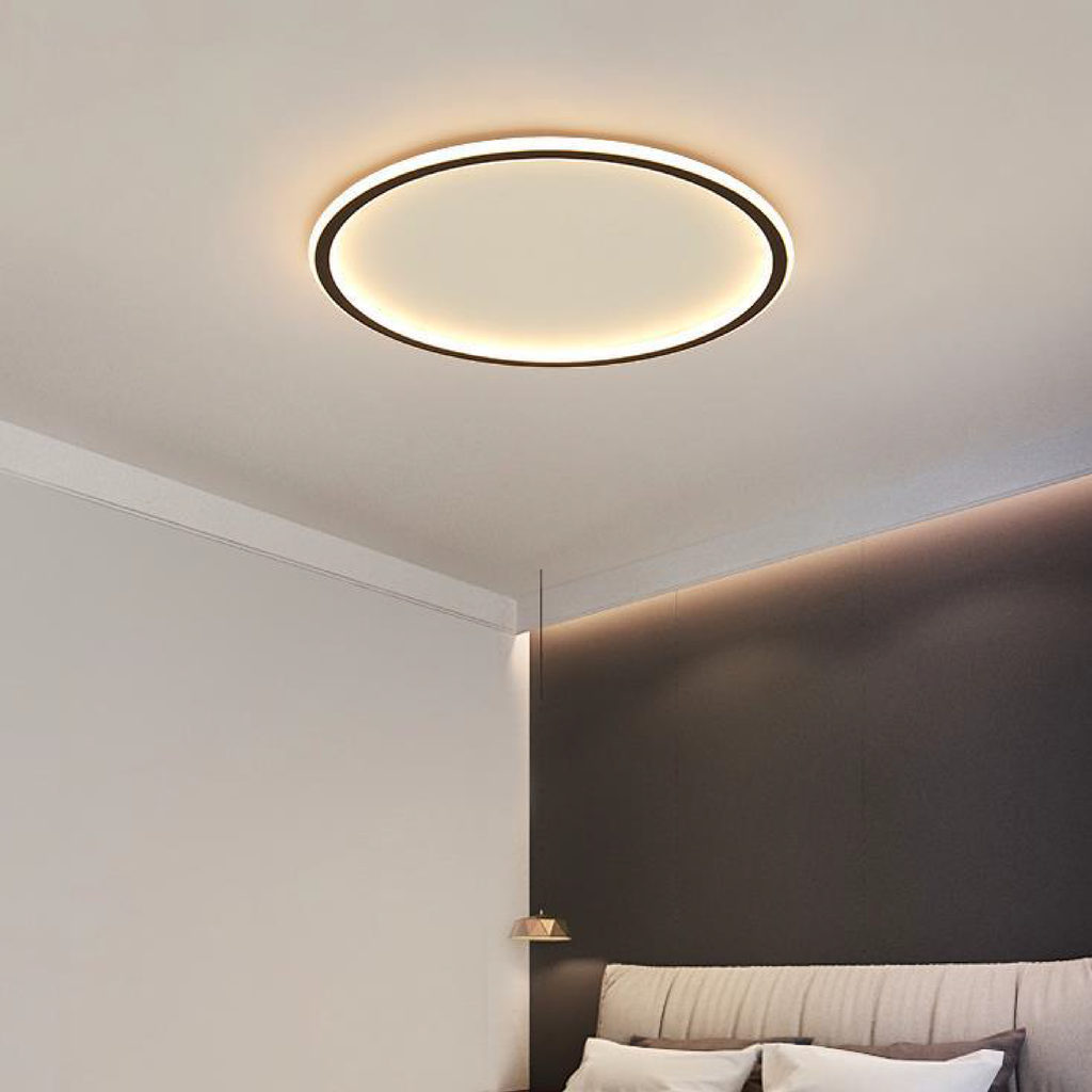 Lampe de plafond LED ronde scandinave minimaliste