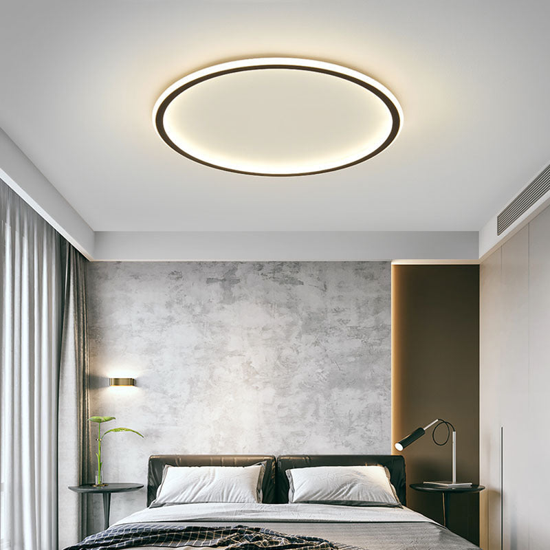 Lampe de plafond LED ronde scandinave minimaliste