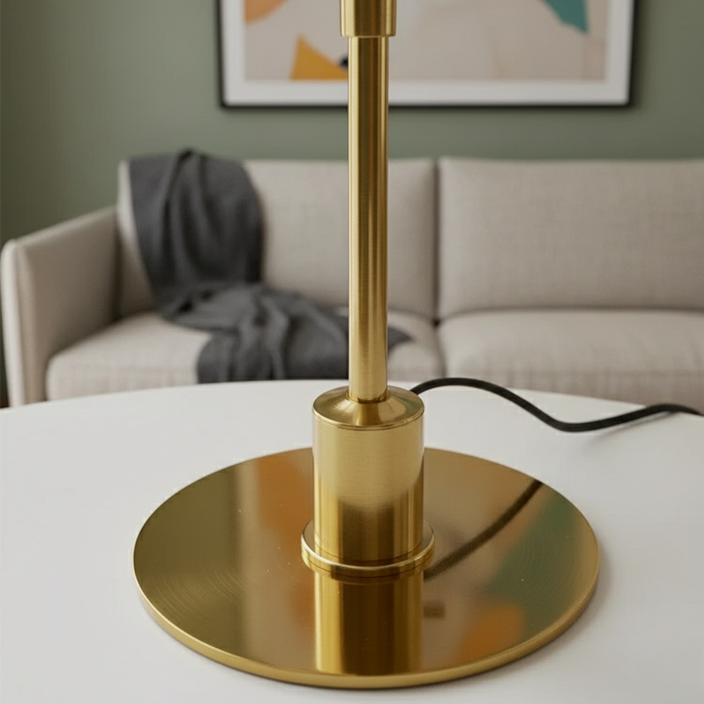 Lampe de Table en Verre de Style Scandinave - Éclairage Minimaliste LED de Chevet et de Bureau