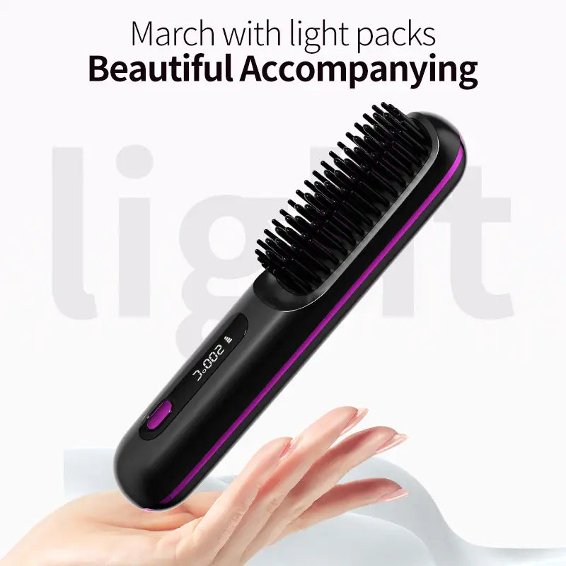 Skanto | Brosse de Coiffage Portable | Cheveux Lisses et Sains à Tout Moment, Partout