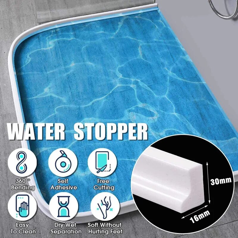 Barrière de douche en silicone - DryGuard
