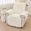 Housse de Canapé Recliner en Fourrure Synthétique