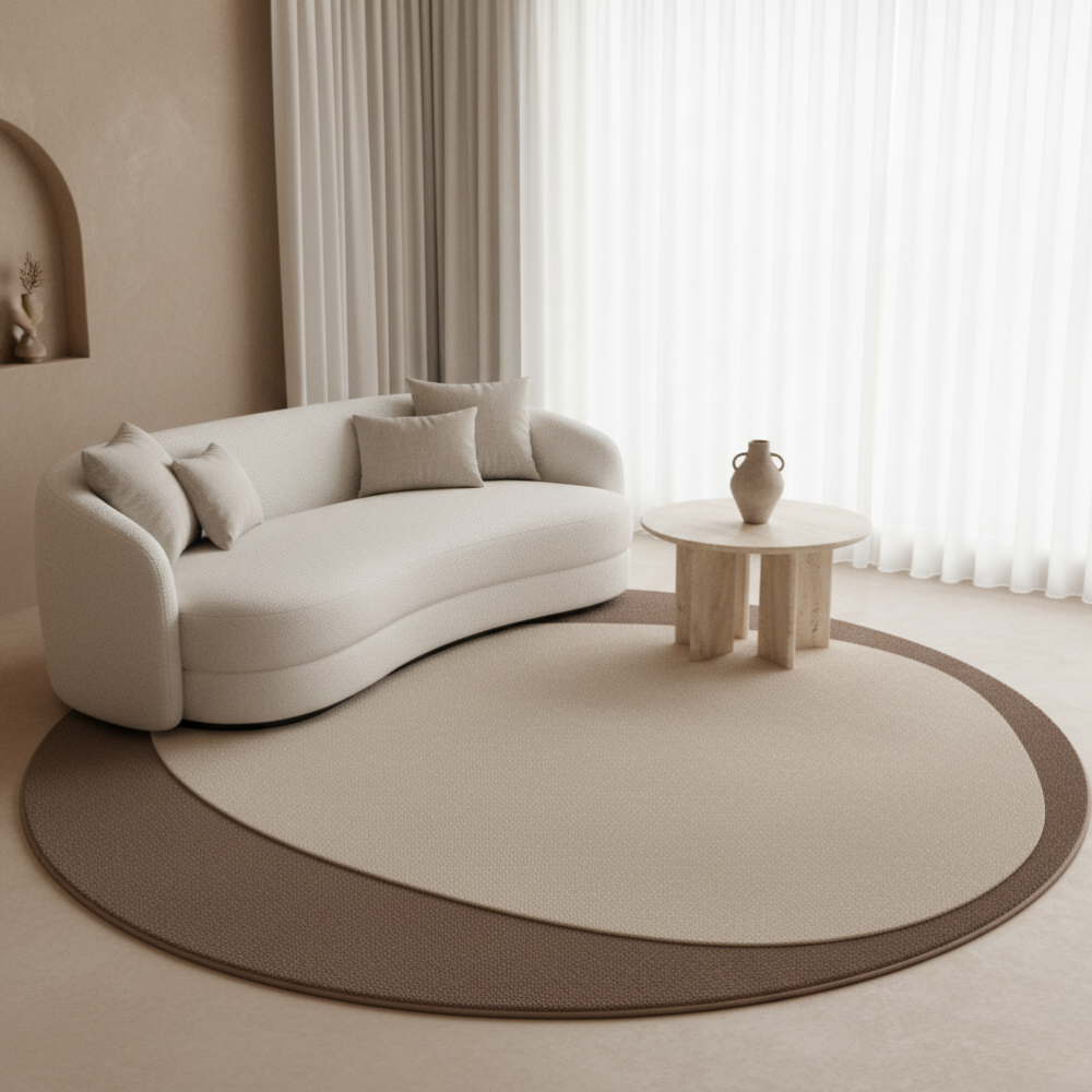 Arvella | Tapis en peluche irrégulier, tapis moderne et doux pour le salon et la chambre