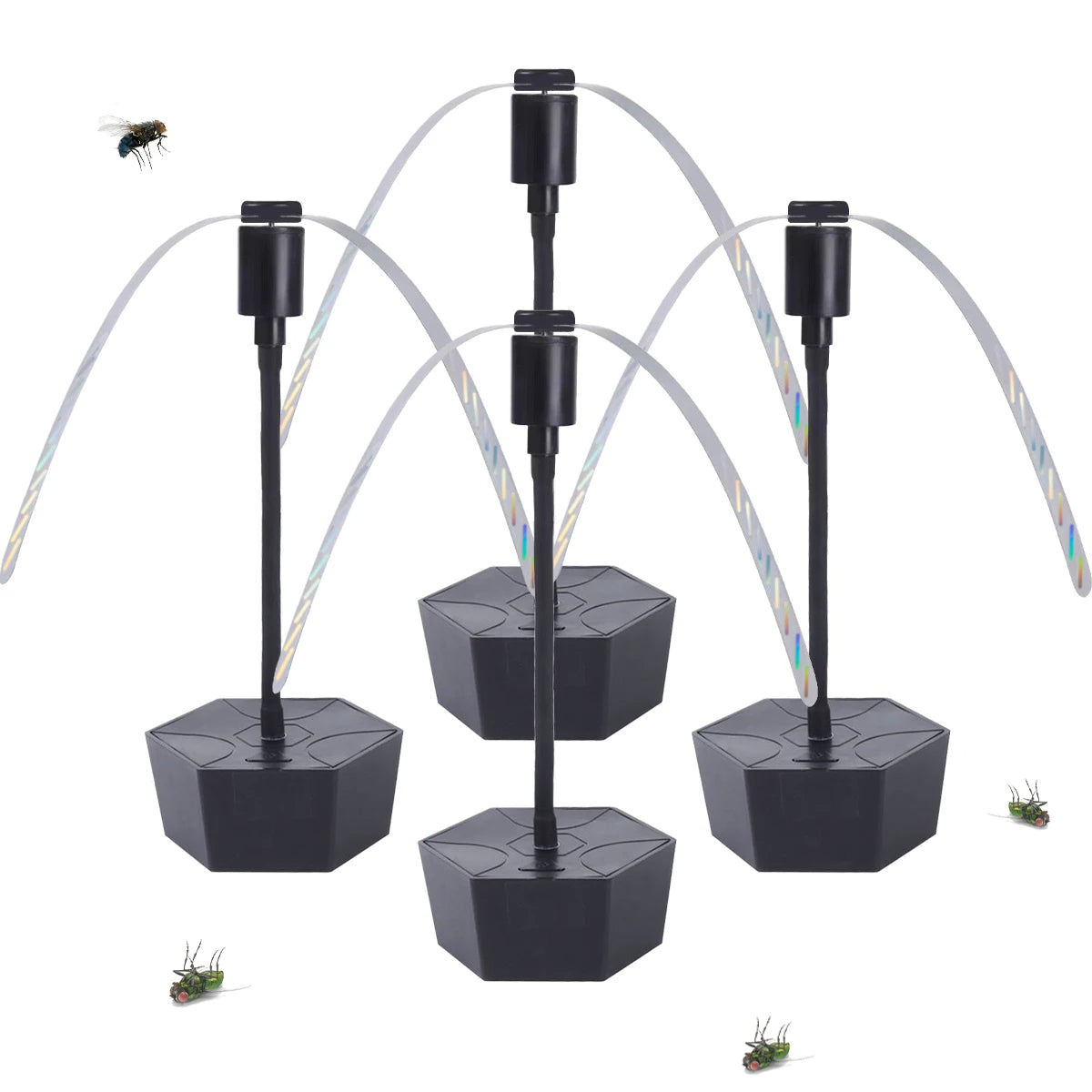 Ventilateur de table repoussant les mouches avec des pales rotatives