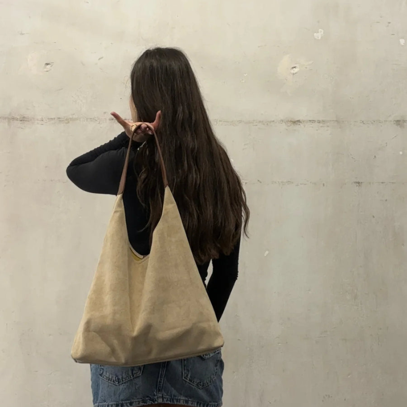 Grand sac cabas bandoulière Natalie