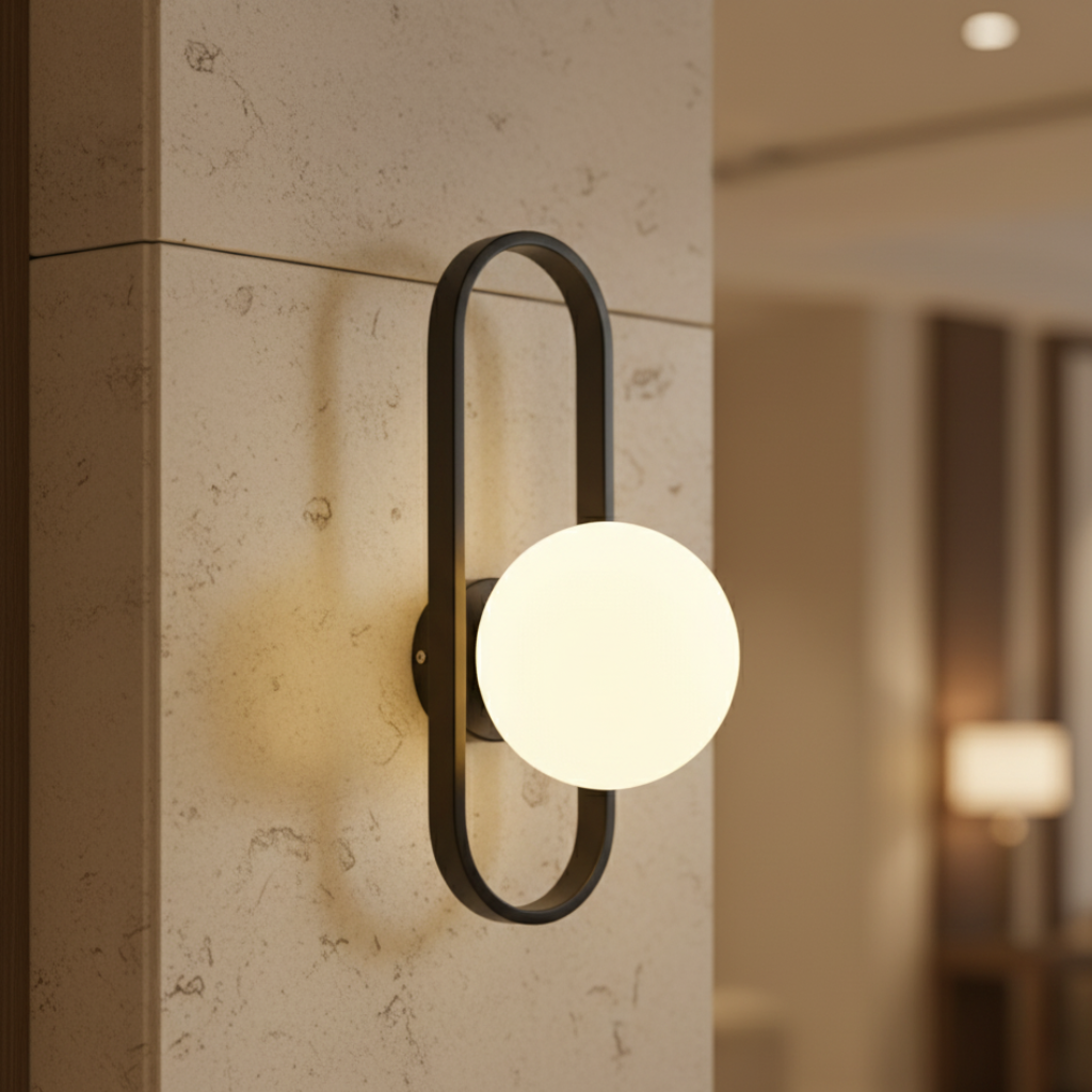 Applique Murale en Verre Élégante - Lumière Murale Moderne pour une Atmosphère Intérieure Conviviale