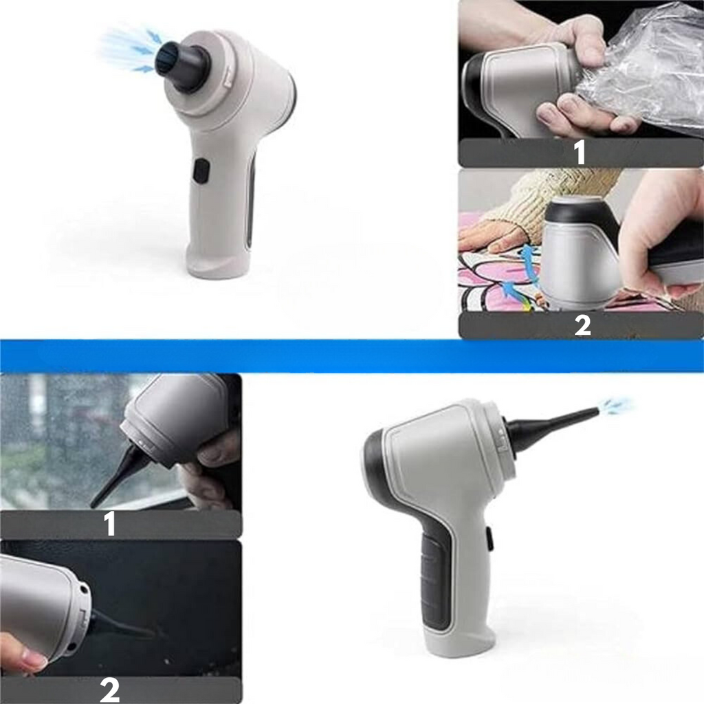 TurboClean Pro™ | Puissance Ultime, Liberté Sans Fil pour Votre Aspirateur de Voiture !