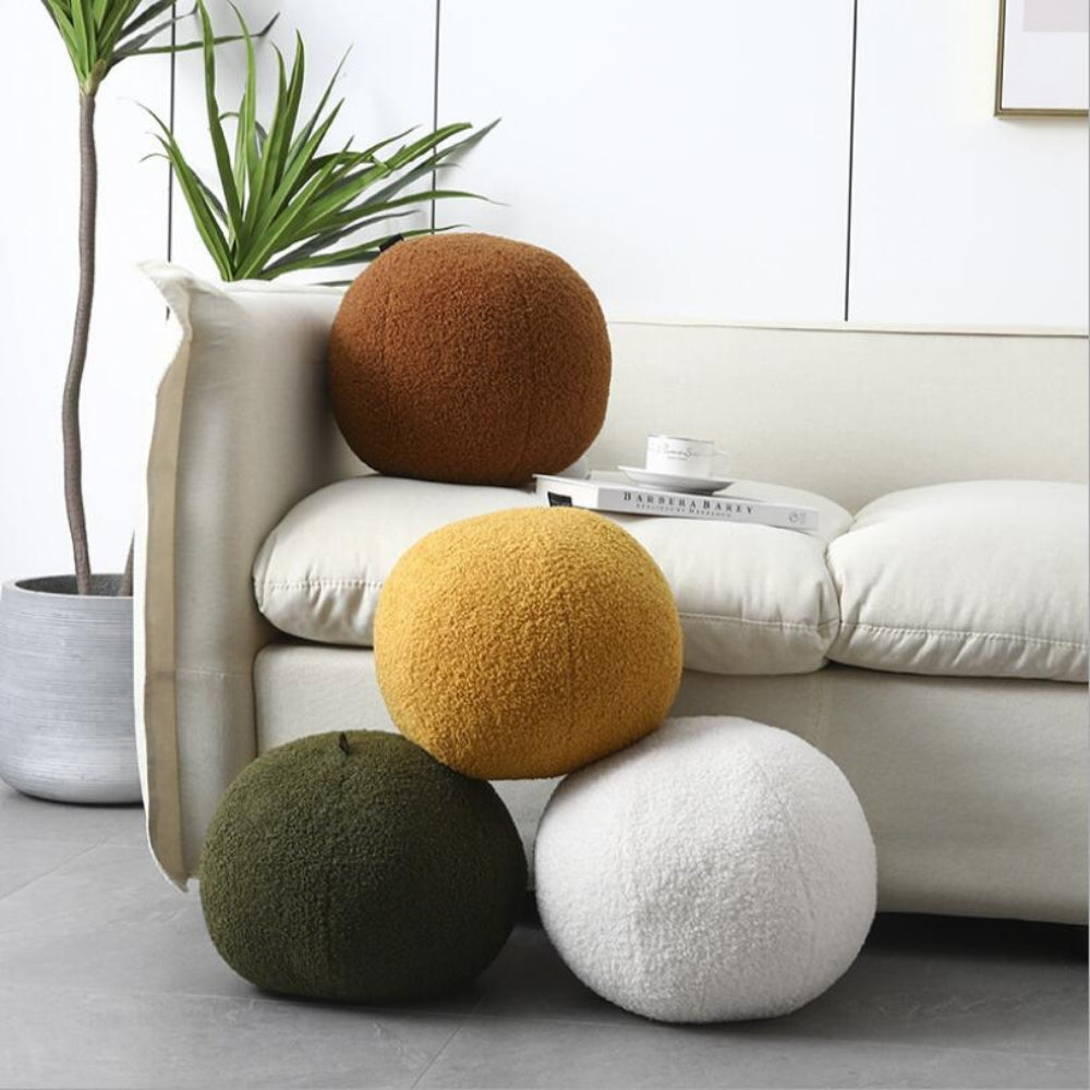 Coussin Boucle en Forme de Boule
