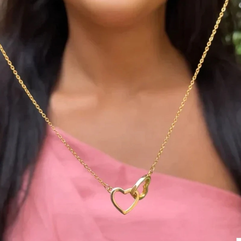Skanto | Collier Cœur avec Boîte Cadeau Rotative