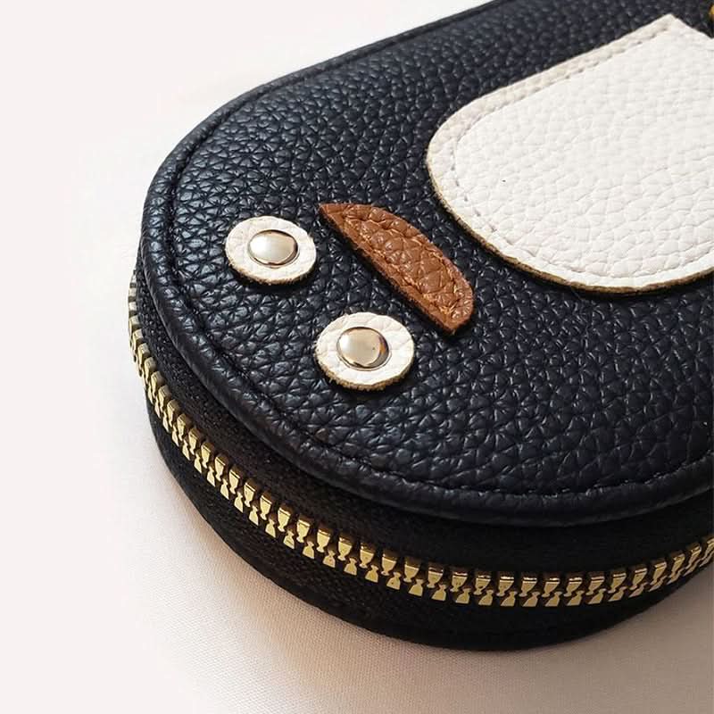 Porte-cartes - motif pingouin compact et durable