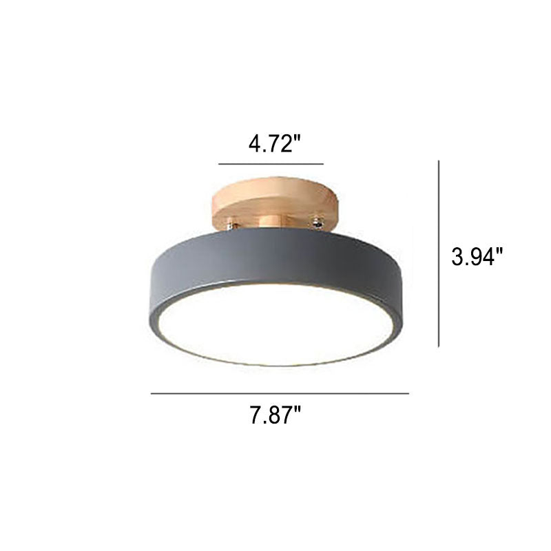 Skanto LED Plafonnier Rond | Design Nordique | Montage Semi-Encastré | Éclairage Intérieur Économique