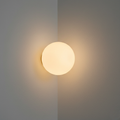 Applique Murale Solstice - Applique en Verre Givré Moderne pour Intérieurs Minimalistes