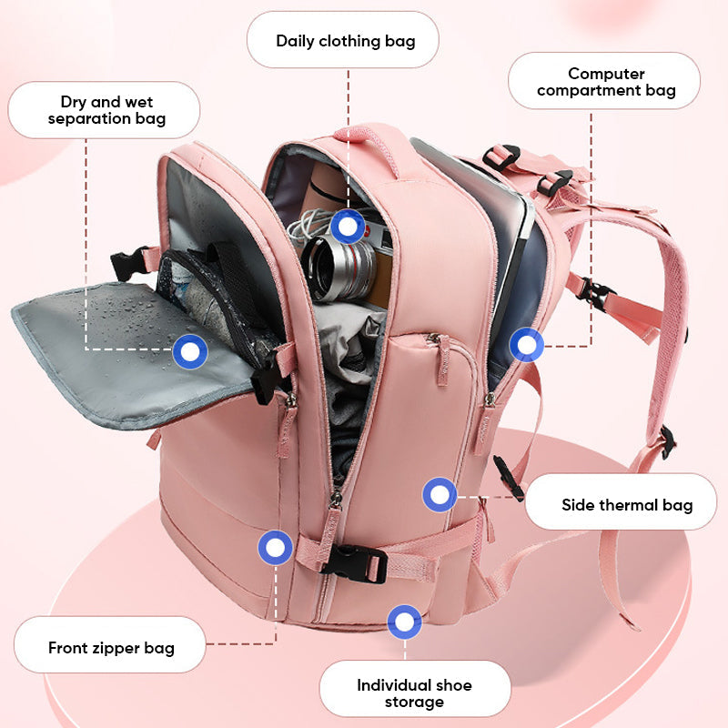 Skanto | Sac à dos de randonnée imperméable pour femmes