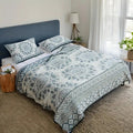 Couverture Confort en Coton Floral Lunara